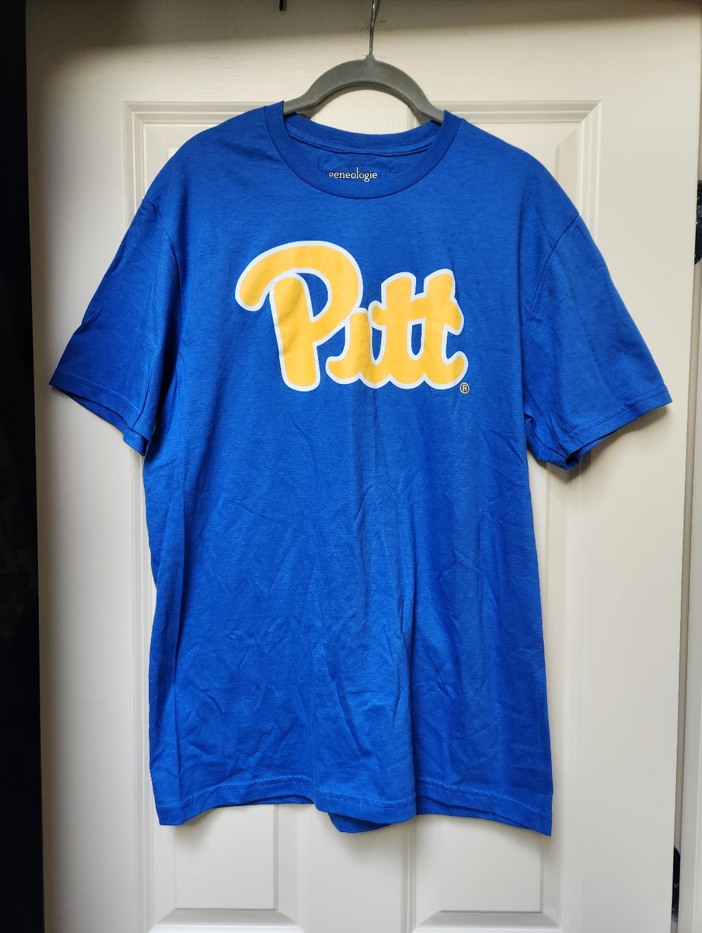 Pitt Blue & Gold Logo Tee, NWOT